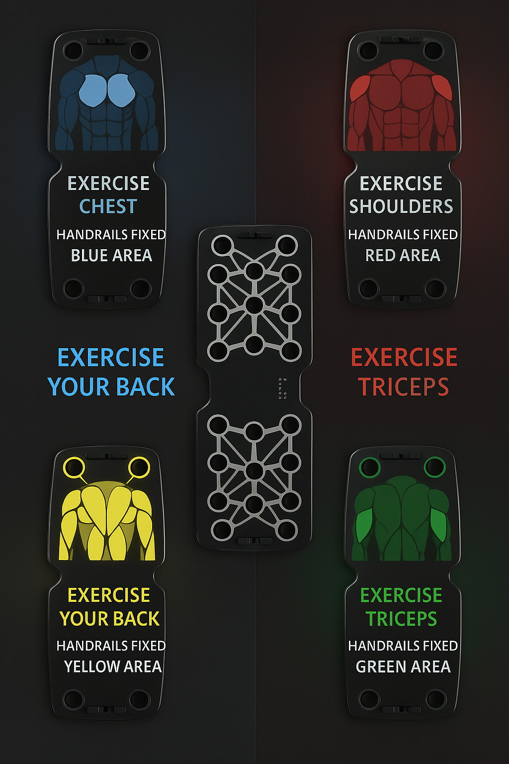 Portable Multifunctional Push-up Board